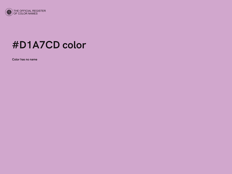 #D1A7CD color image