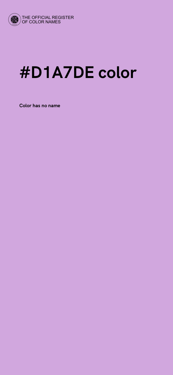 #D1A7DE color image