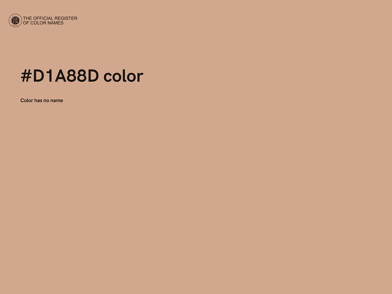 #D1A88D color image