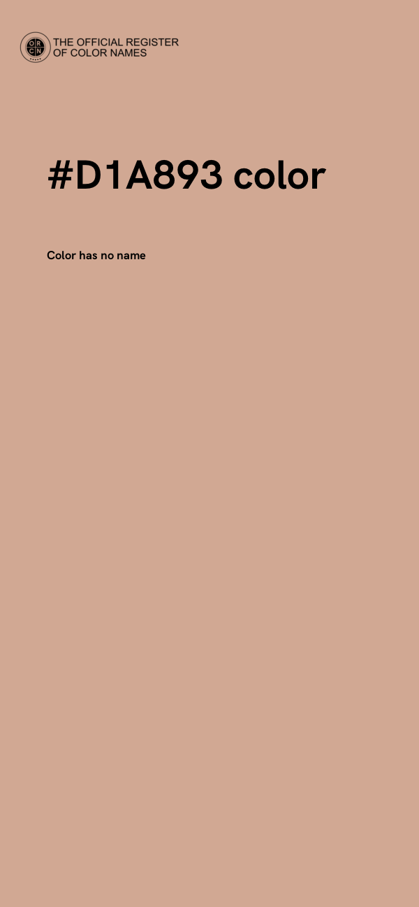 #D1A893 color image