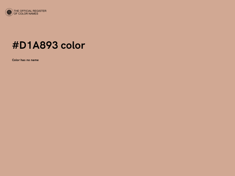 #D1A893 color image
