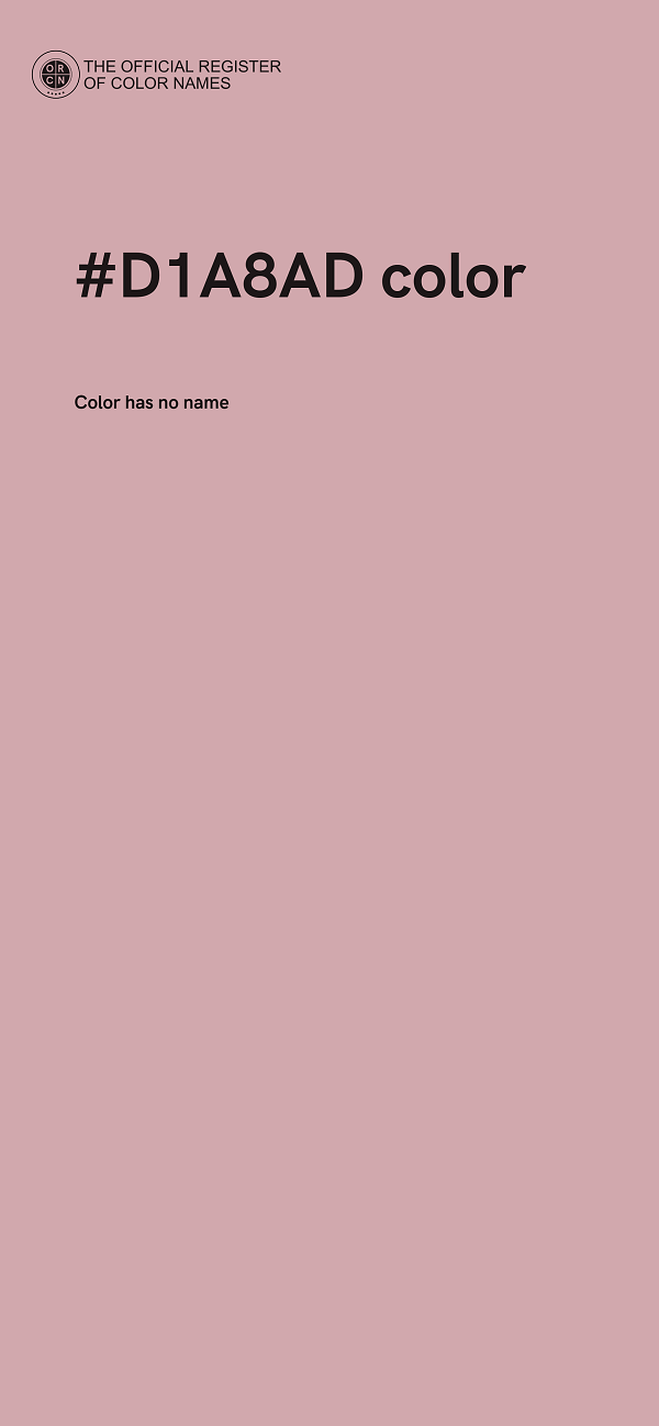 #D1A8AD color image