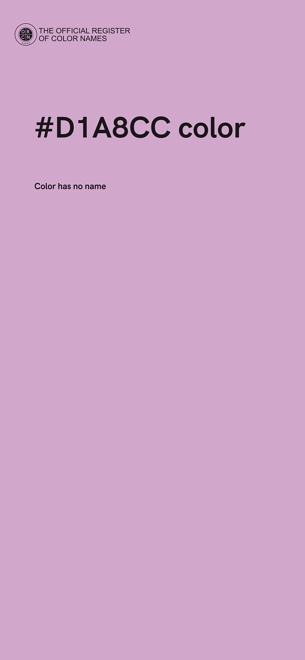 #D1A8CC color image