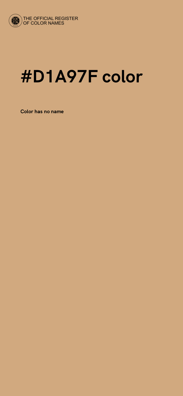 #D1A97F color image