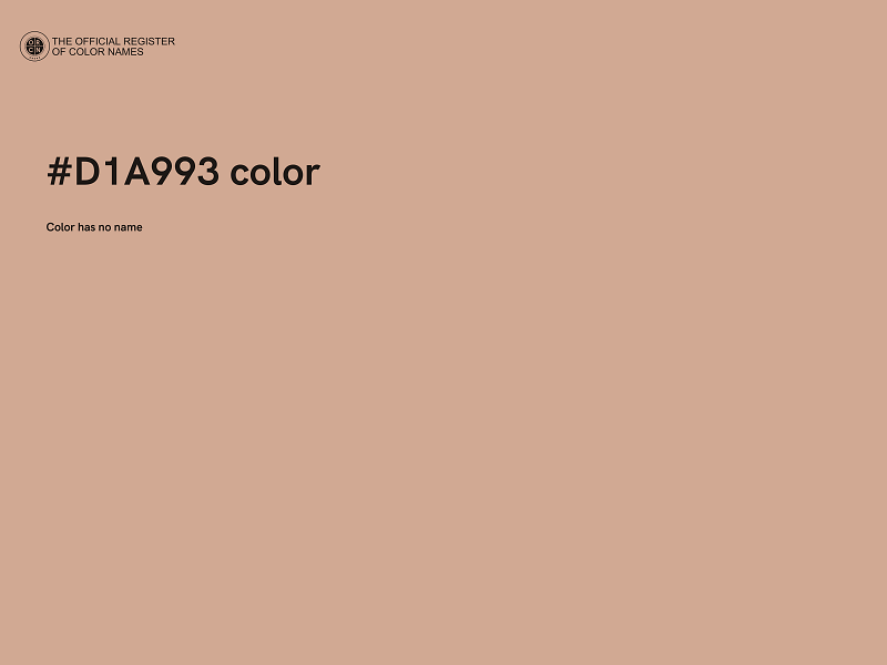 #D1A993 color image