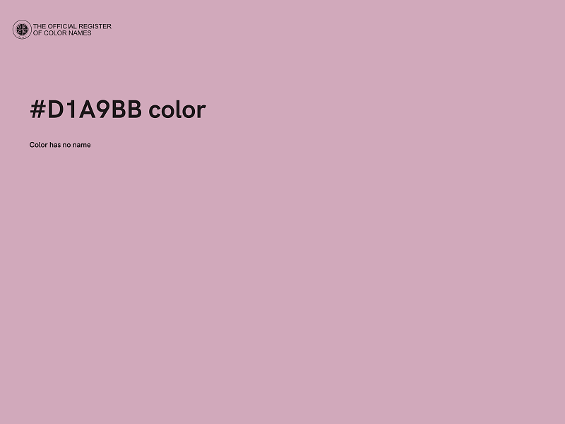 #D1A9BB color image