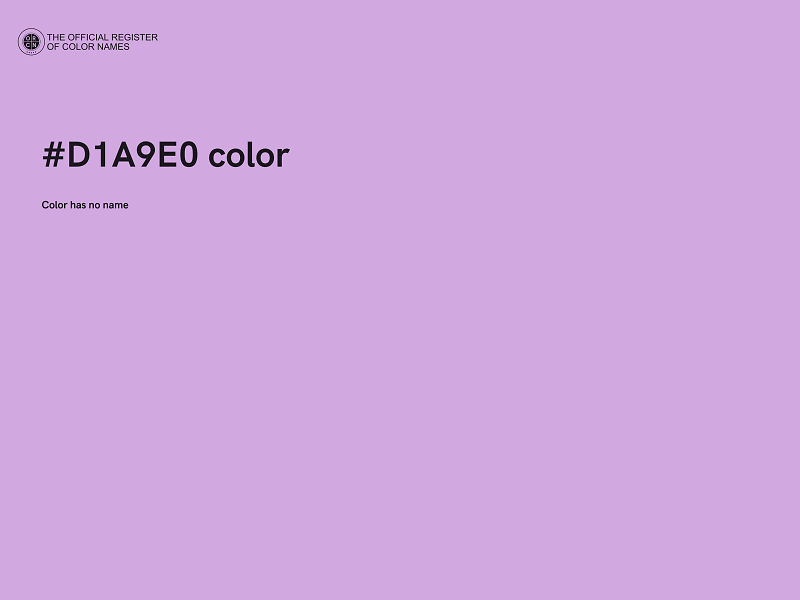 #D1A9E0 color image