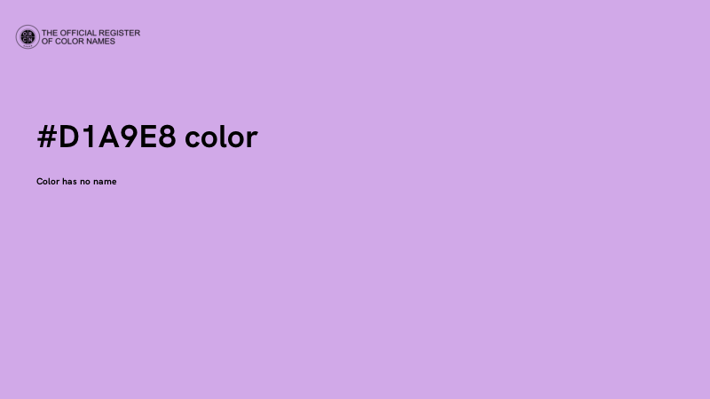 #D1A9E8 color image