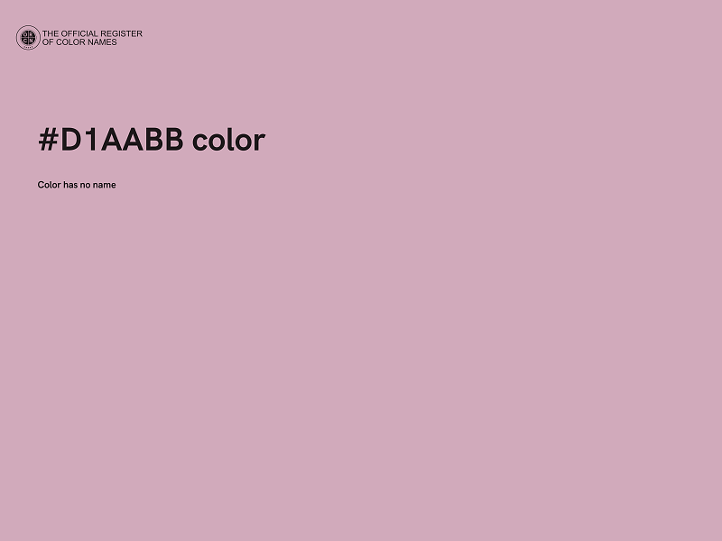 #D1AABB color image