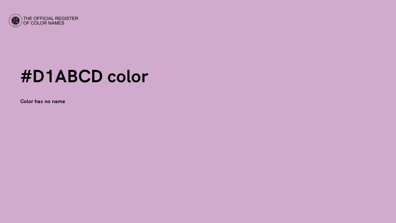 #D1ABCD color image