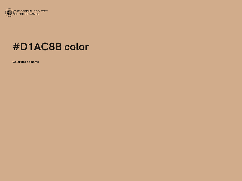 #D1AC8B color image