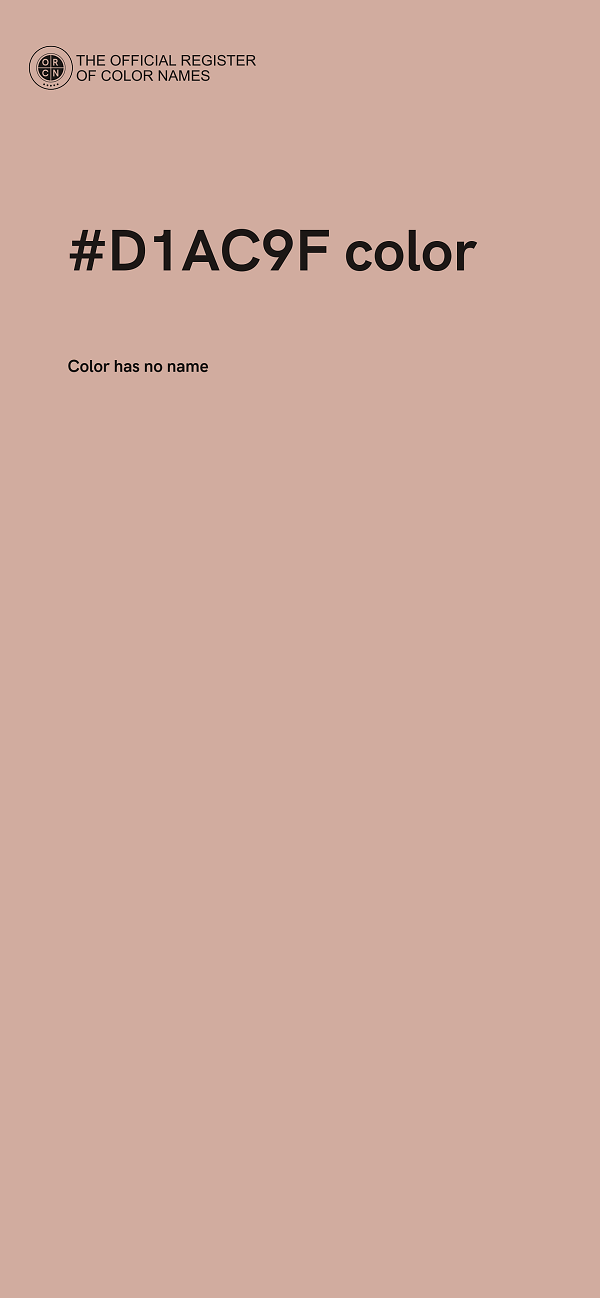 #D1AC9F color image