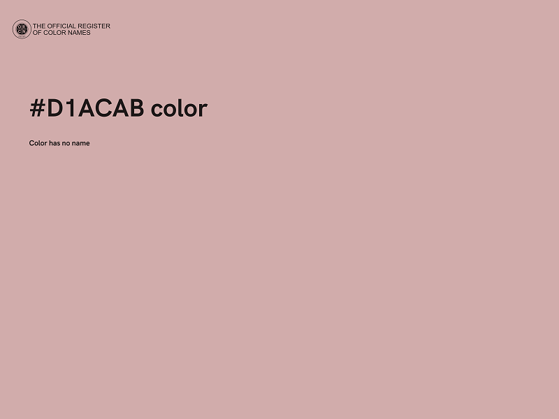 #D1ACAB color image