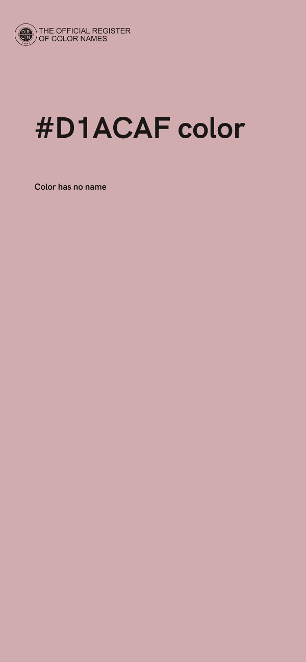 #D1ACAF color image