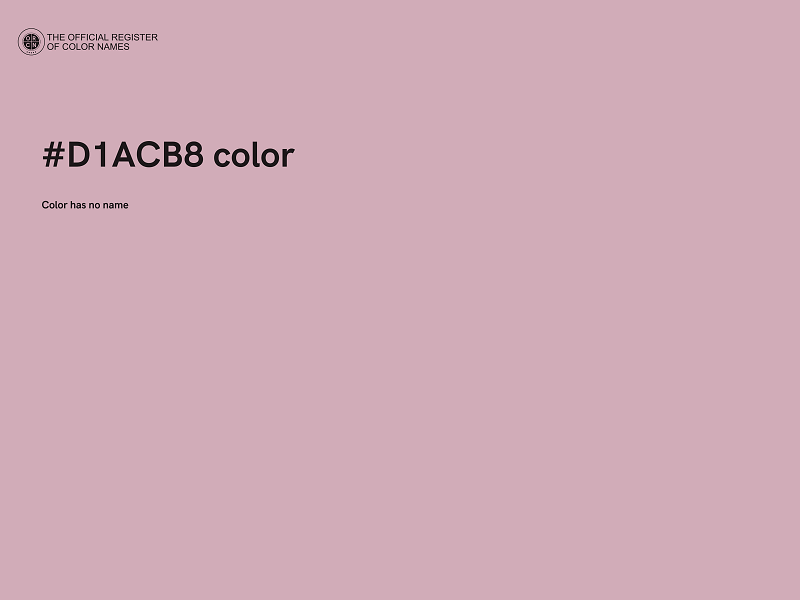 #D1ACB8 color image