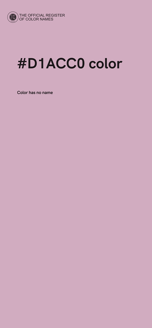 #D1ACC0 color image