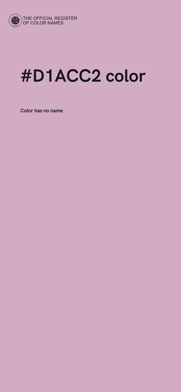 #D1ACC2 color image