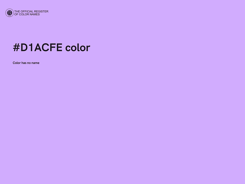 #D1ACFE color image