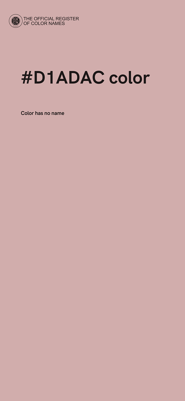 #D1ADAC color image