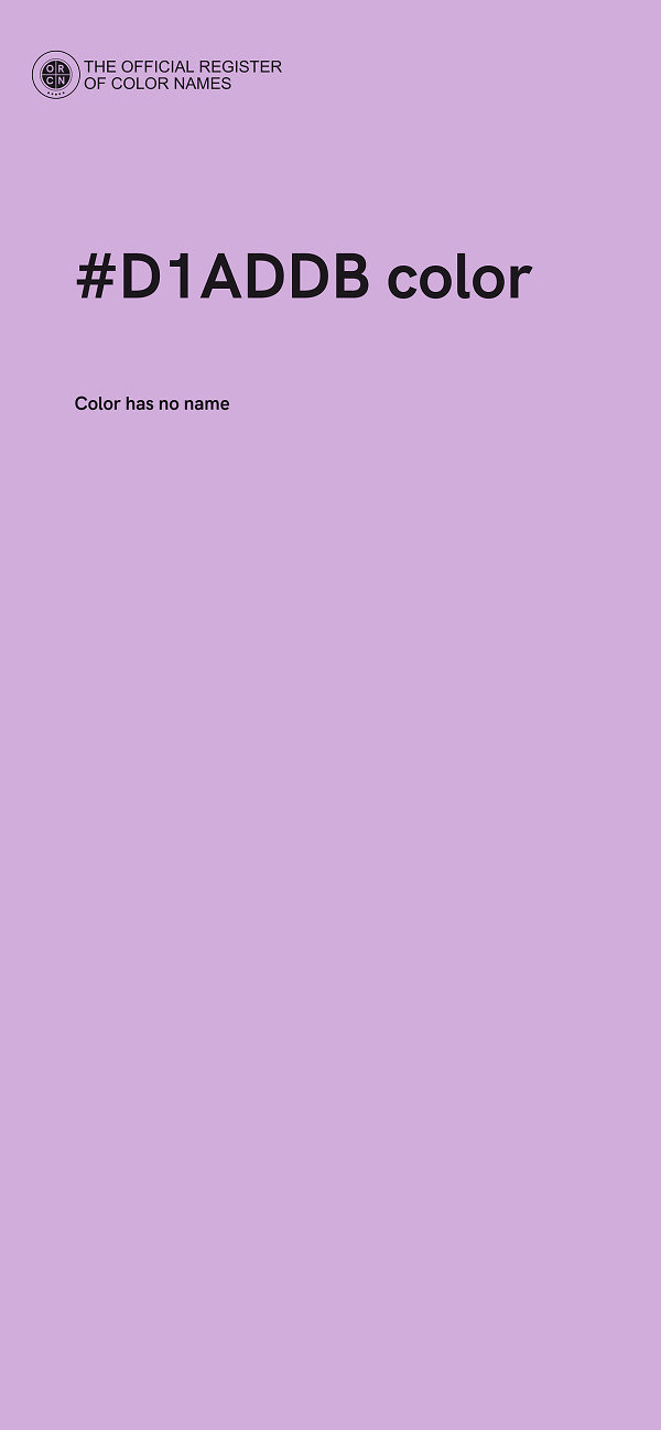 #D1ADDB color image