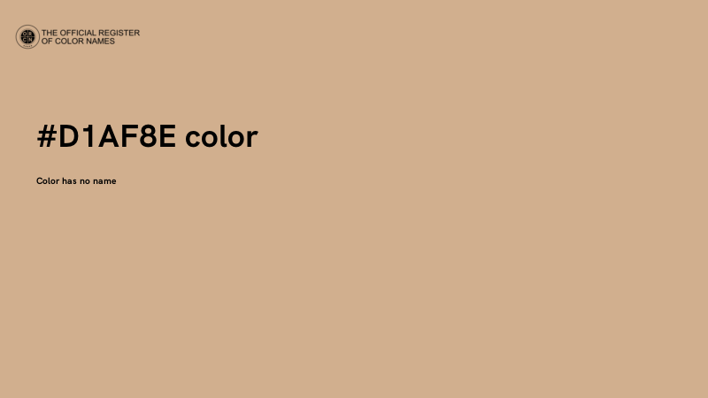 #D1AF8E color image