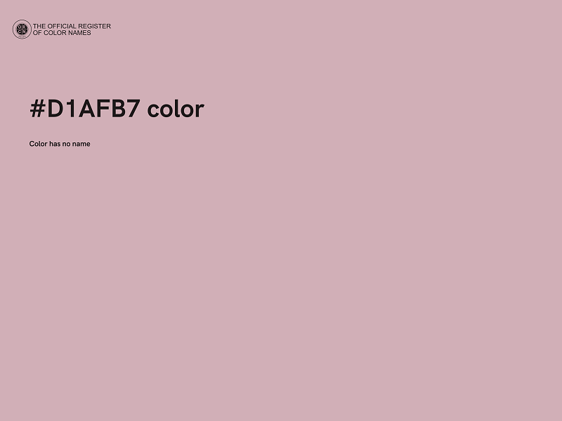 #D1AFB7 color image