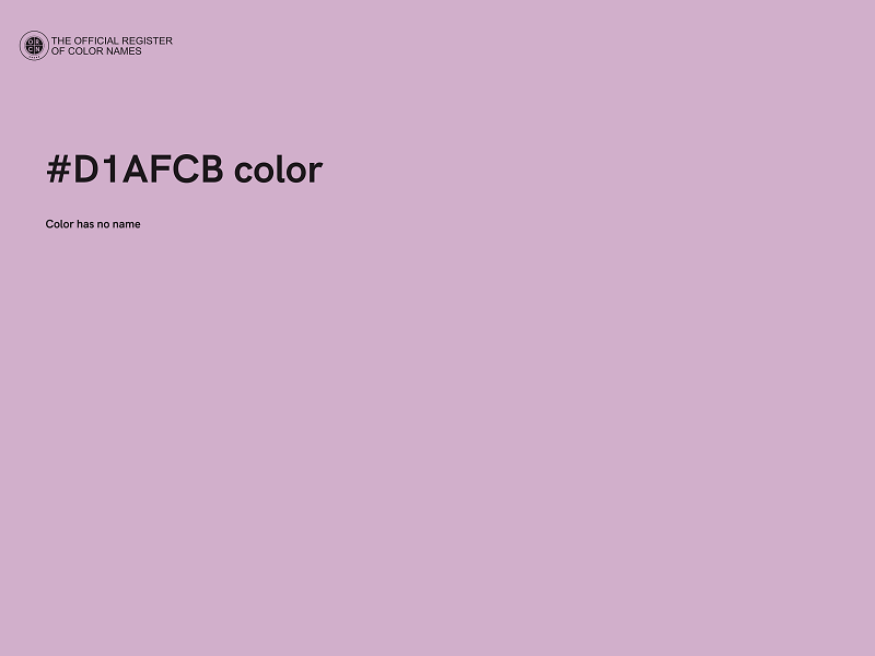 #D1AFCB color image