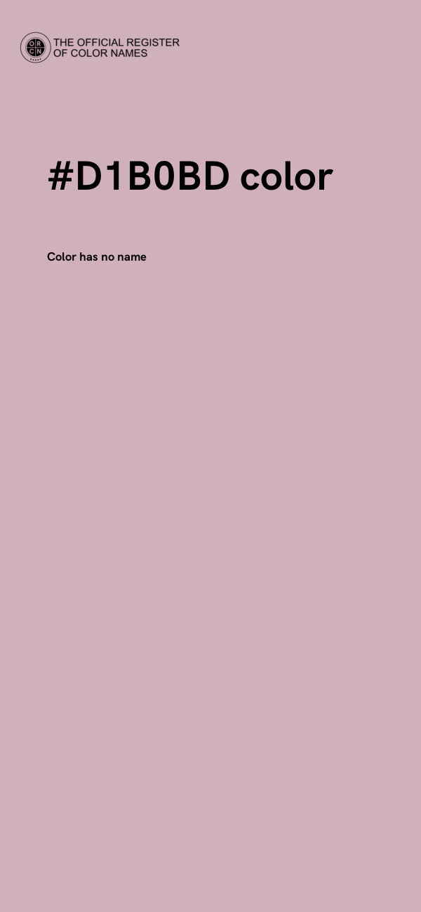 #D1B0BD color image