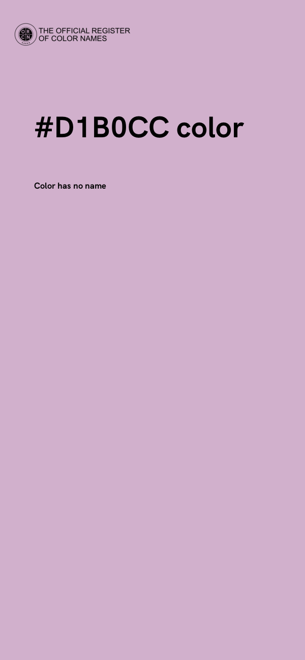 #D1B0CC color image