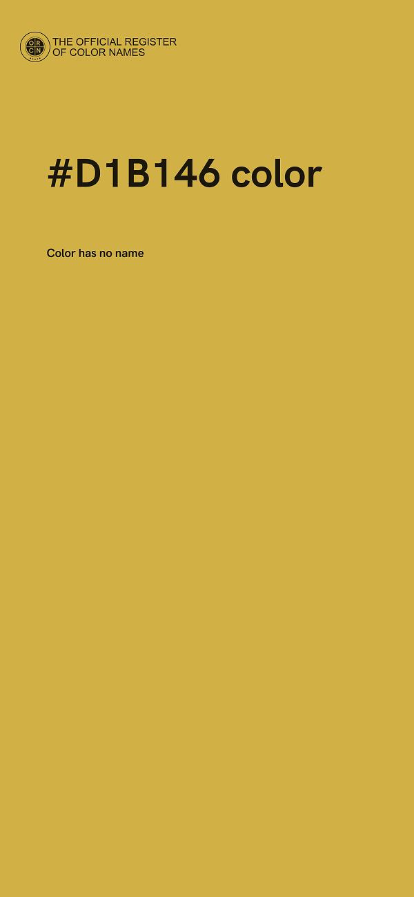 #D1B146 color image