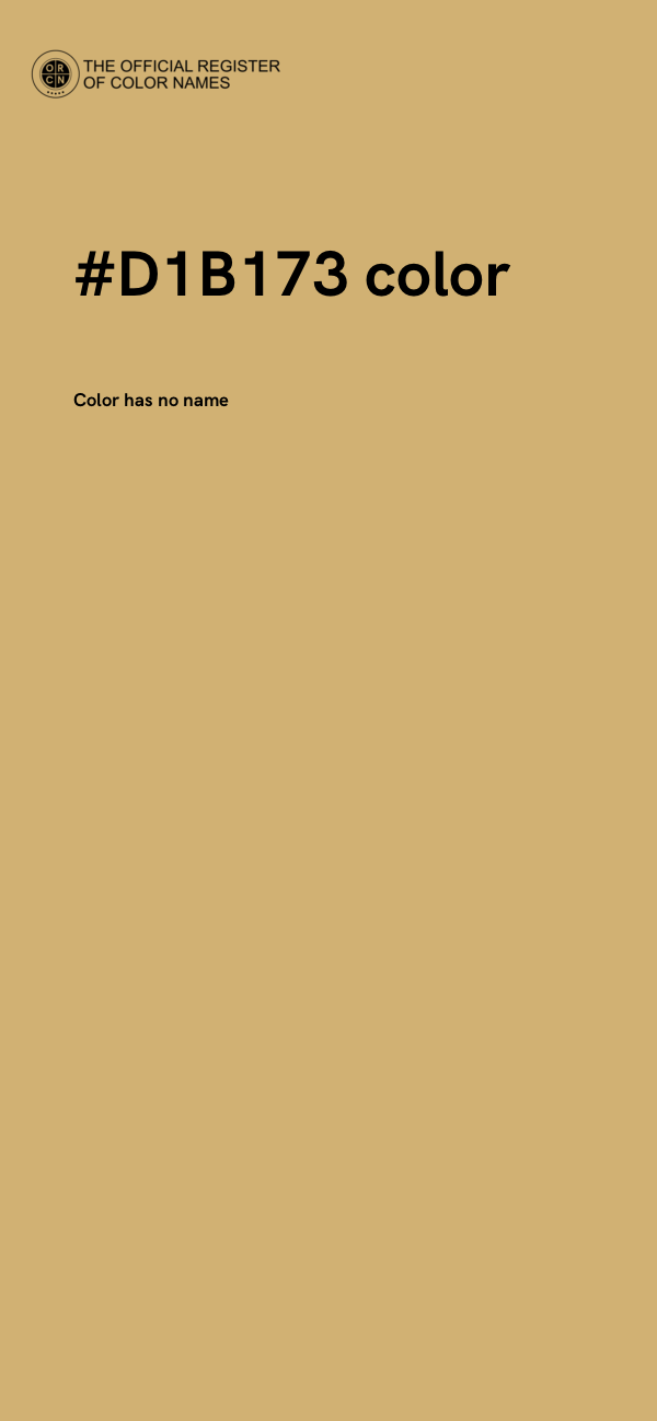 #D1B173 color image