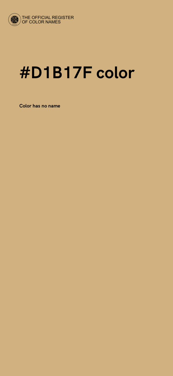 #D1B17F color image