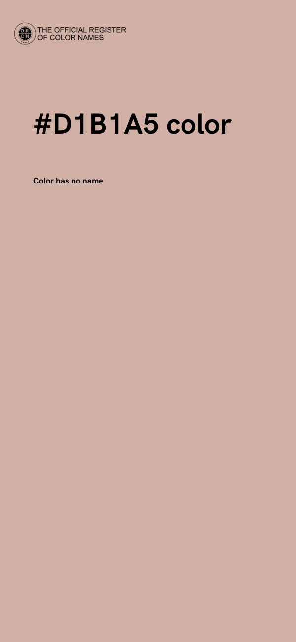 #D1B1A5 color image