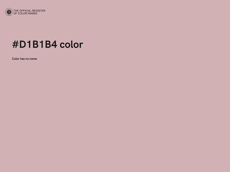 #D1B1B4 color image