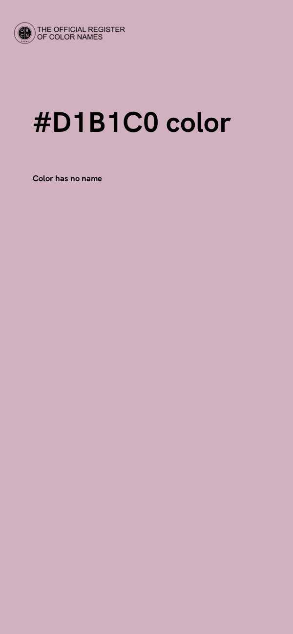#D1B1C0 color image