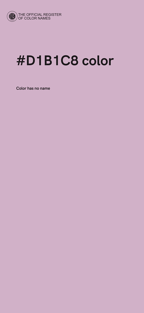 #D1B1C8 color image