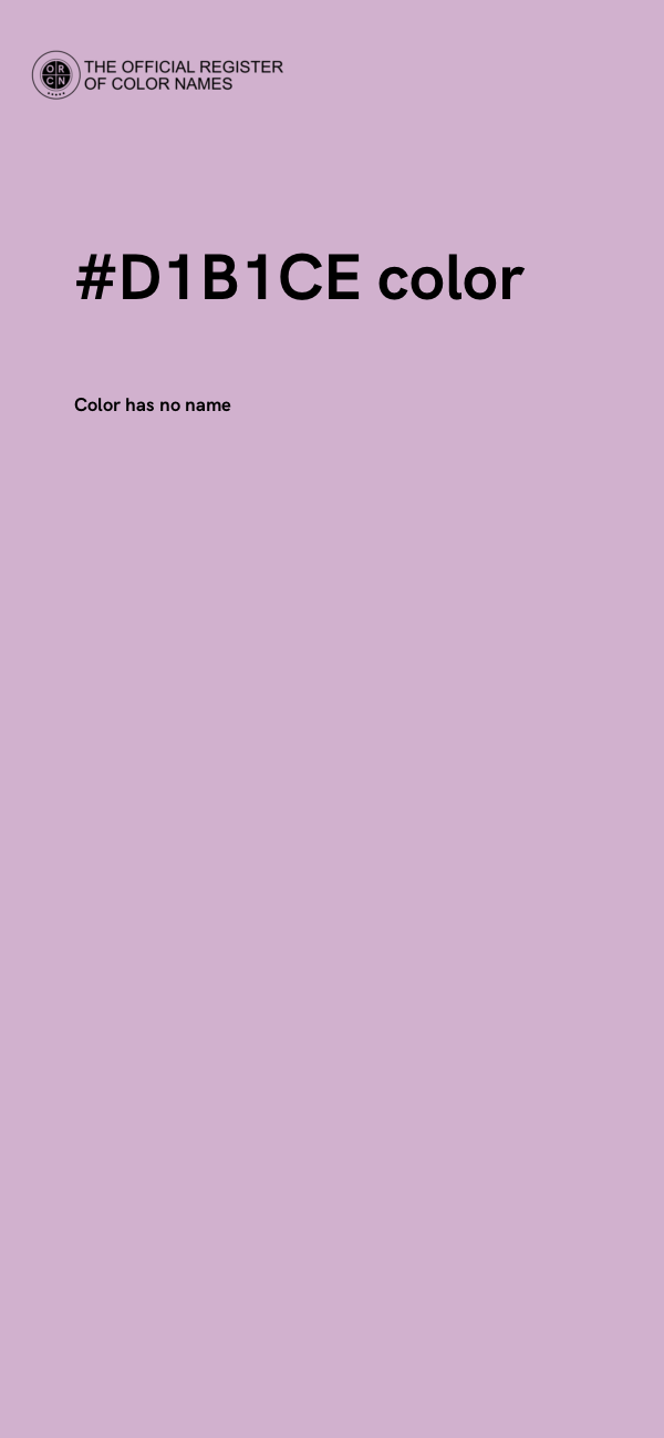 #D1B1CE color image
