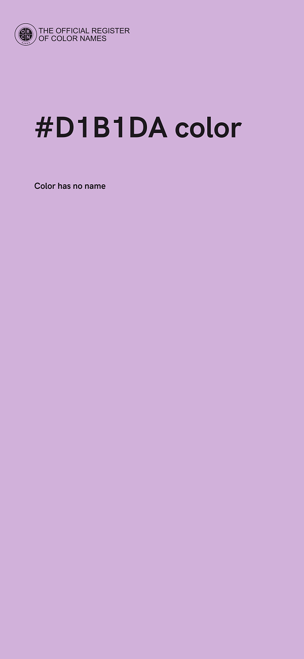 #D1B1DA color image