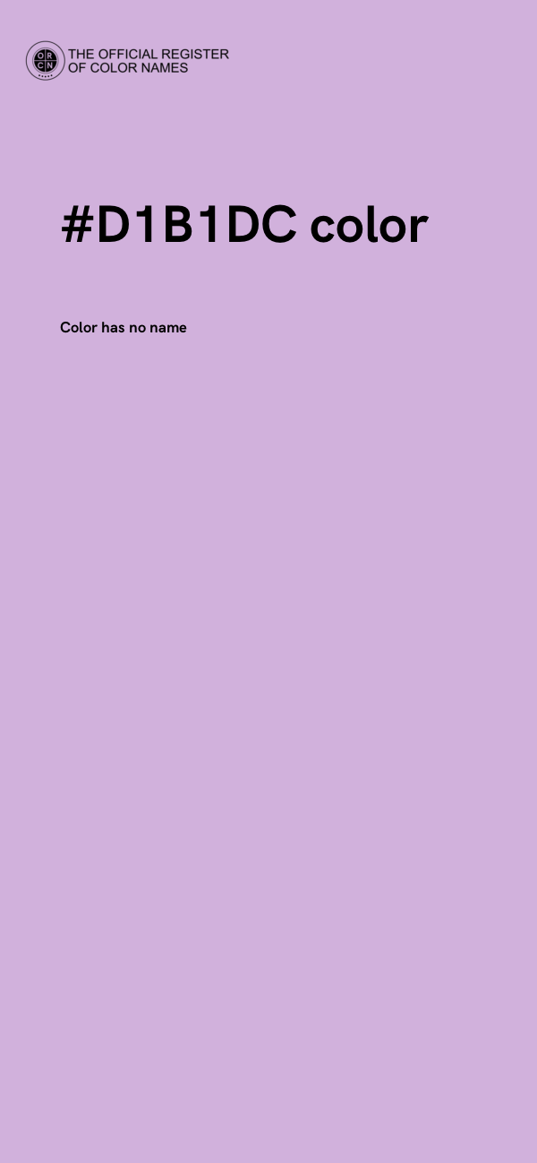 #D1B1DC color image