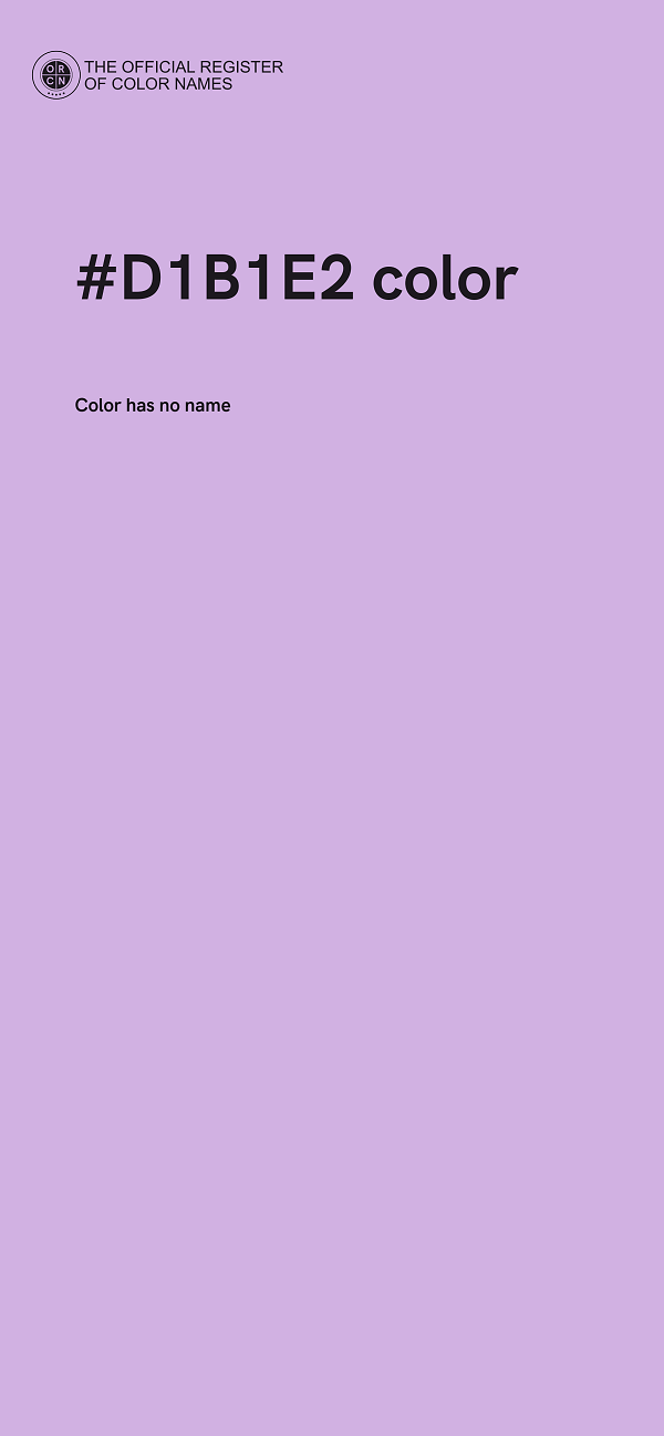#D1B1E2 color image