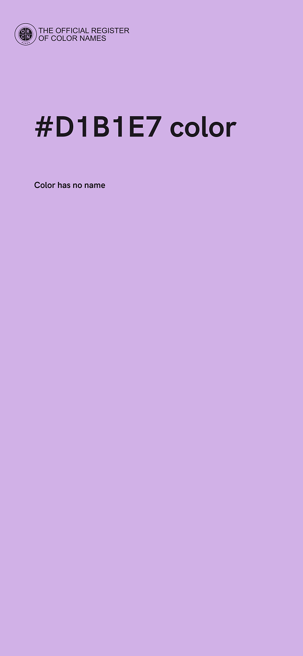 #D1B1E7 color image