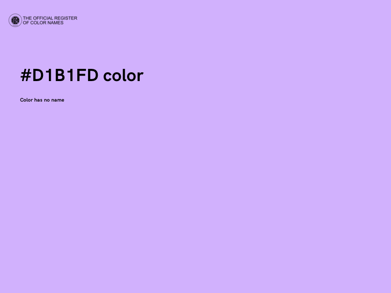 #D1B1FD color image