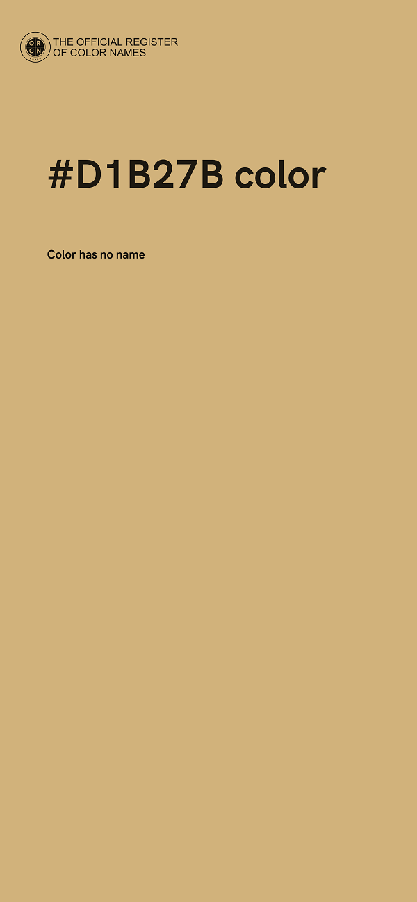 #D1B27B color image