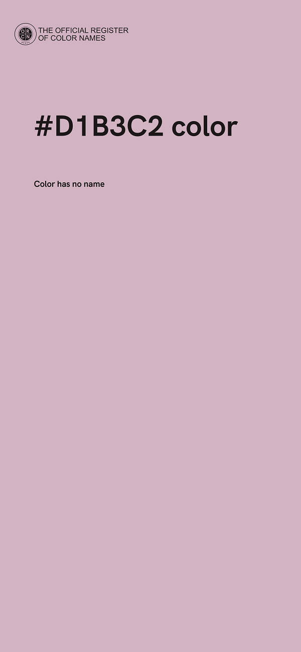 #D1B3C2 color image
