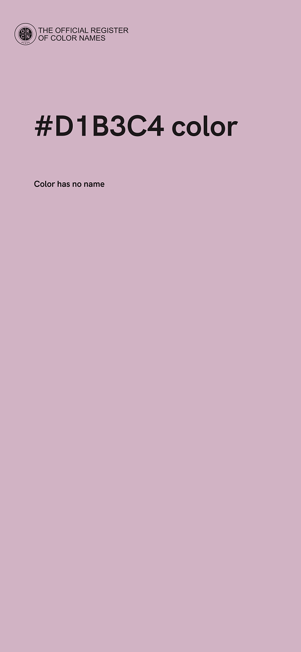 #D1B3C4 color image