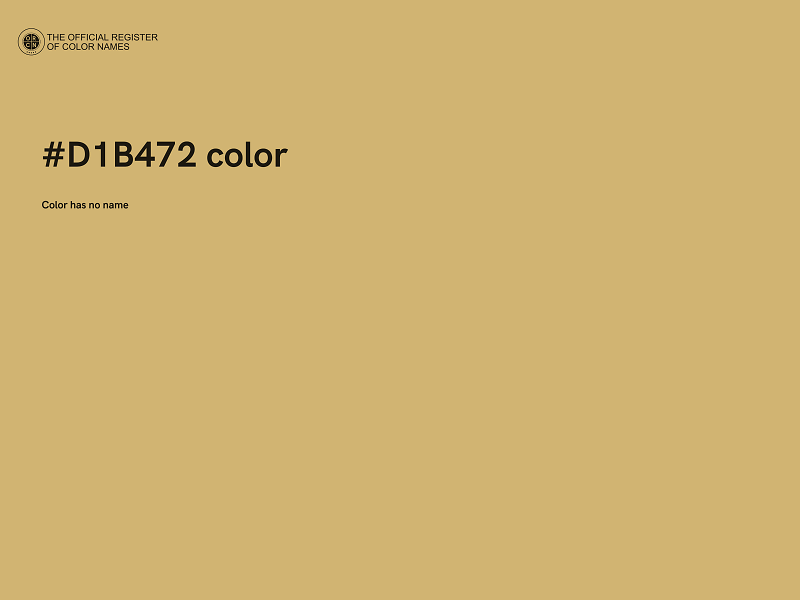 #D1B472 color image