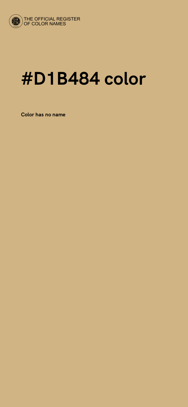 #D1B484 color image
