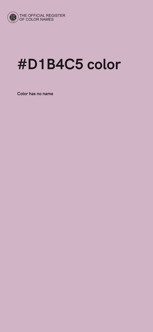 #D1B4C5 color image