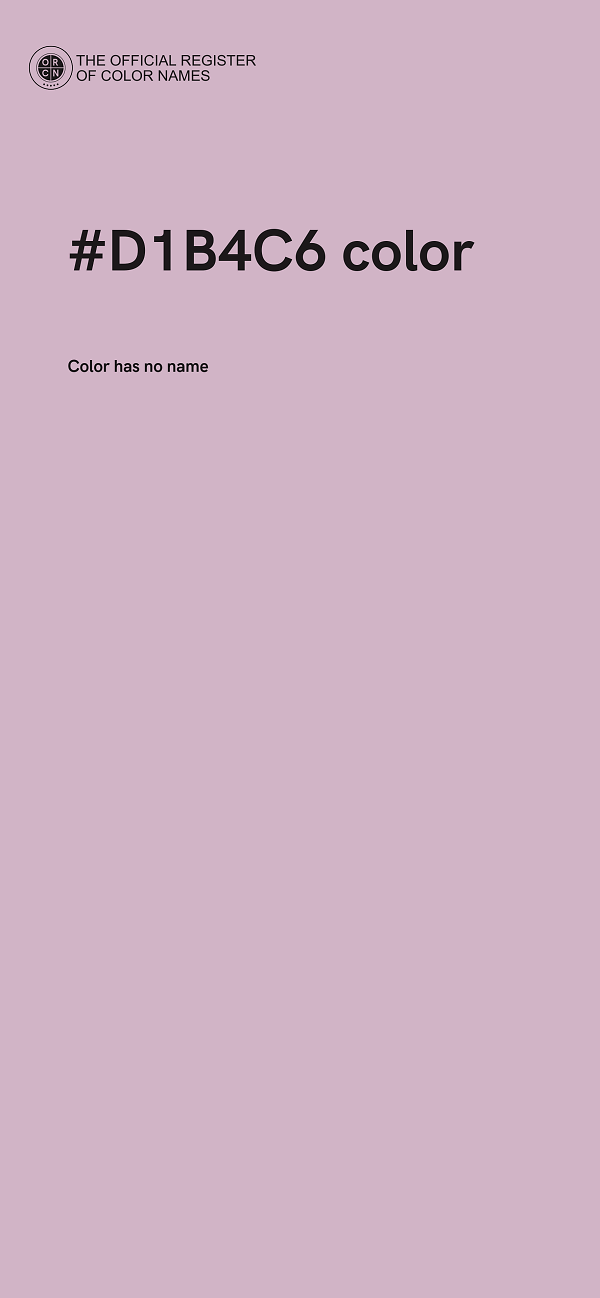 #D1B4C6 color image