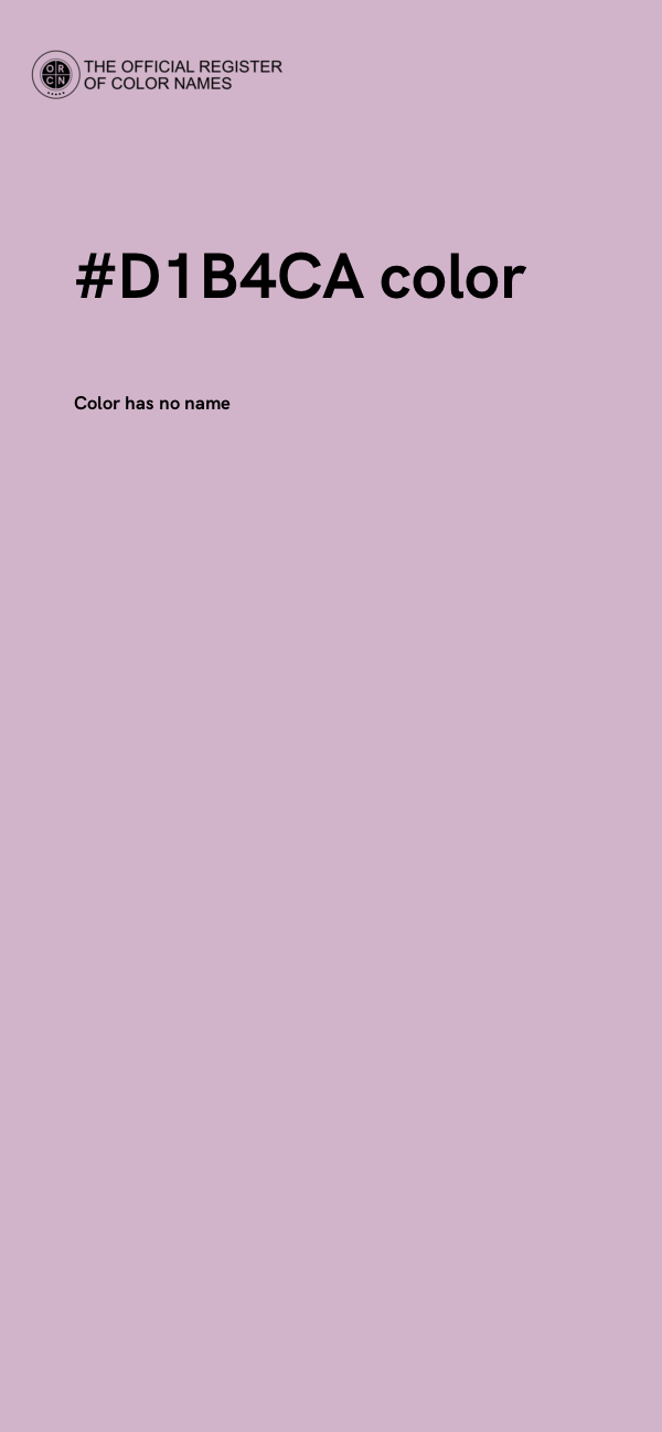 #D1B4CA color image
